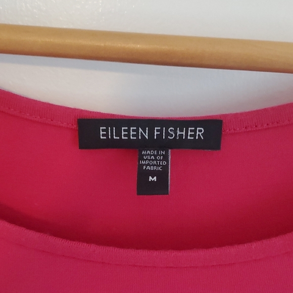 Eileen Fisher Pink Sleeveless Lantern Sundress - Picture 3 of 10